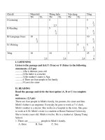 Đề thi anh văn - phần 3 ppt