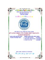 một số giải pháp nhằm hoàn thiện công tác chăm sóc khách hàng tại công ty tnhh thủy hải sản sài gòn - mekong