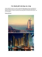 Các thành phố xinh đẹp của Arập pdf