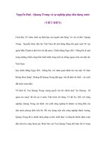 Nguyễn Huệ - Quang Trung và sự nghiệp giúp dân dựng nước pdf