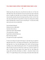 VUA TRẦN NHÂN TÔNG VỚI THIỀN PHÁI TRÚC LÂM 6 pptx