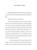 Lịch sử thuốc gây mê – Phần 1 ppt