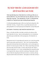 TỰ ÐẮP THUỐC LÀM GIẢM HUYẾT ÁP Ở NGƯỜI CAO TUỔI pot