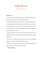 LỄ HỘI VIỆT NAMCÁC LỄ HỘI CHÍNH 1 pps