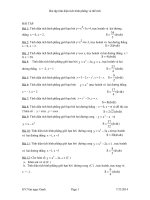 Bài tập - Tính diện tích hình phẳng ppt