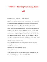 di tích lịch sử văn hóa - TPHCM - Bảo tàng Cách mạng thành phố doc