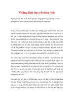 Những lãnh đạo yêu bản thân ppt