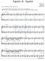 Bản nhạc Again again potx