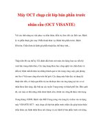 Máy OCT chụp cắt lớp bán phần trước nhãn cầu (OCT VISANTE) pptx