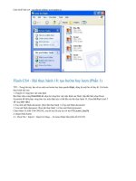 những kỹ thuật phương pháp sử dụng preloader để tạo ảnh chuyển động trong flash p3 pptx