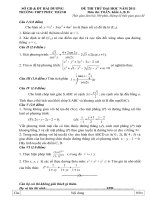 Đề thi thử đại học môn toán - Trường THPT Phúc Thành pot