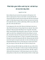 Phát hiện gien kiểm soát ráy tai: vài bài học về mò kim đáy biển docx