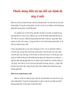 Thuốc dùng điều trị tại chỗ các bệnh dị ứng ở mắt doc