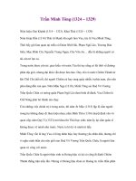 Trần Minh Tông (1324 – 1329) pptx