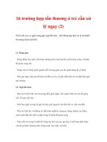 16 trường hợp tổn thương ở trẻ cần xử lý ngay (2) docx