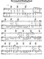 Bản nhạc The long and winding road ppt
