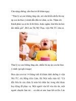 Cân nặng chững, cần đưa trẻ đi khám ngay potx