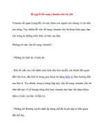 Bí quyết bổ sung vitamin cho bé yêu ppt