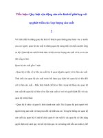 Tiểu luận: Quy luật vận động của nền kinh tế phù hợp với sự phát triển của Lực lượng sản xuất 2 pps