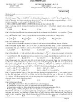 Đề thi thử lý - THPT chuyên Lê Qúy Đôn potx