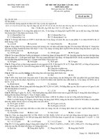 Đề thi thử đại học môn Hóa học trường chuyên Nguyễn Huệ 2011 lần 3 docx