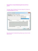 Hướng dẫn mở và chuyển đổi định dạng file Microsoft Works (phần 2) pot