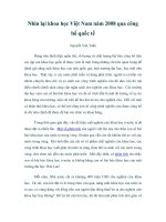 Nhìn lại khoa học Việt Nam năm 2008 qua công bố quốc tế ppsx