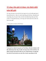 12 công viên giải trí được yêu thích nhất trên thế giới pps