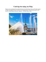 Cảnh đẹp thơ mộng của Pháp docx