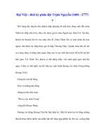 Đại Việt - thời kỳ phân liệt Trịnh Nguyễn (1600 - 1777) - 7 ppsx