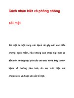 Cách nhận biết và phòng chống sỏi mật potx