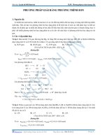 phương pháp giải bằng phương trình ion