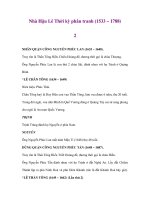 Nhà Hậu Lê Thời kỳ phân tranh (1533 – 1788) 2 ppsx