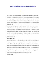 Lịch sử chiến tranh Vệt Nam ( sơ lược ) 6 docx