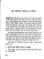 Kỹ thuật nuôi cá ở gia đình và cá lồng part 5 pdf