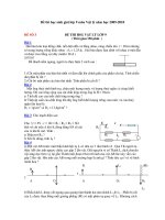 Đề thi học sinh giỏi lớp 9 môn Vật lý năm học 2009-2010 - ĐỀ SỐ 3 pps