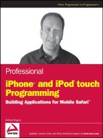 Professional iPhone™ and iPod® touch Programming pdf
