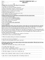 Đề thi tiếng anh - phần 3 ppsx