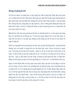 NHẬN BIẾT: CHÌA KHÓA SỐNG TRONG CÂN BẰNG - Phần 10 ppt