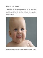 Chảy dãi ở trẻ sơ sinh doc