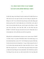 VUA TRẦN NHÂN TÔNG VÀ SỰ NGHIỆP XÂY DỰNG HÒA BÌNH THỜI HẬU CHIẾN - 2 potx