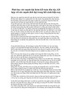 Phát huy sức mạnh đại đoàn kết toàn dân tộc, kết hợp với sức mạnh thời đại trong bối cảnh hiện nay pps