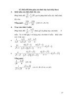 Bài 7: Biến đổi đơn giản căn thức bậc 2 ppt