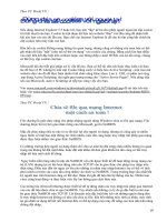 Để an toàn trên mạng làm như thế nào ? phần 4 potx