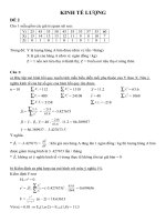 dap an va de thi kinh te luong 3 pdf