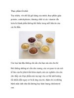 Thực phẩm tốt nhất pot