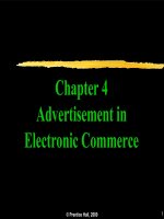 Chapter 4: Advertisement in Electronic Commerce ppt