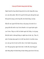 Làm gì để khách hàng luôn hài lòng pdf