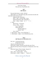 Tìm hiểu Adobe Photoshop CS8.0 phần 9 docx