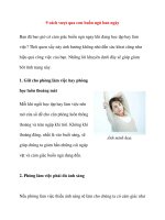 9 cách vượt qua cơn buồn ngủ ban ngày docx